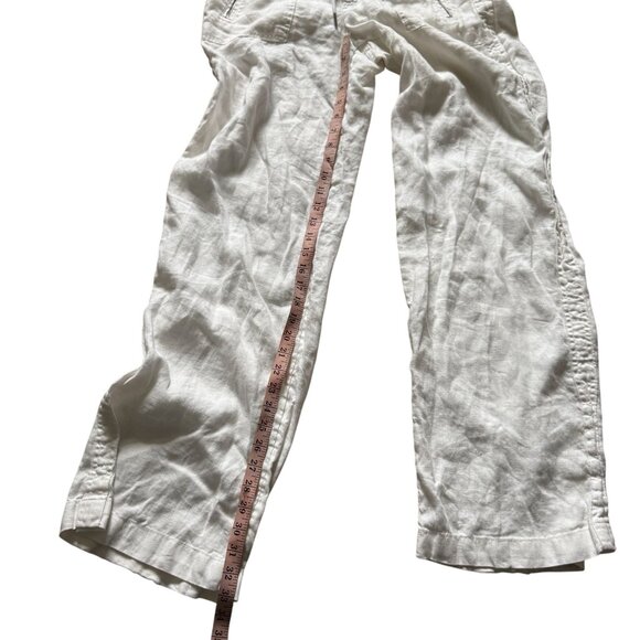 Athleta Straight Leg Pants Women's Size 8/T White Minimalist Stretch Everyday - Picture 8 of 12